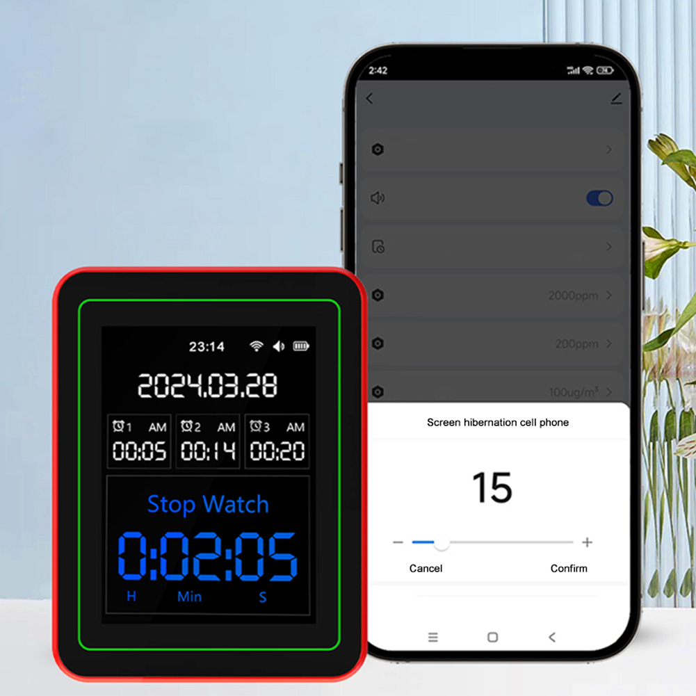 Woodworking App - WiFi 15'i 1 arada Taşınabilir AQI