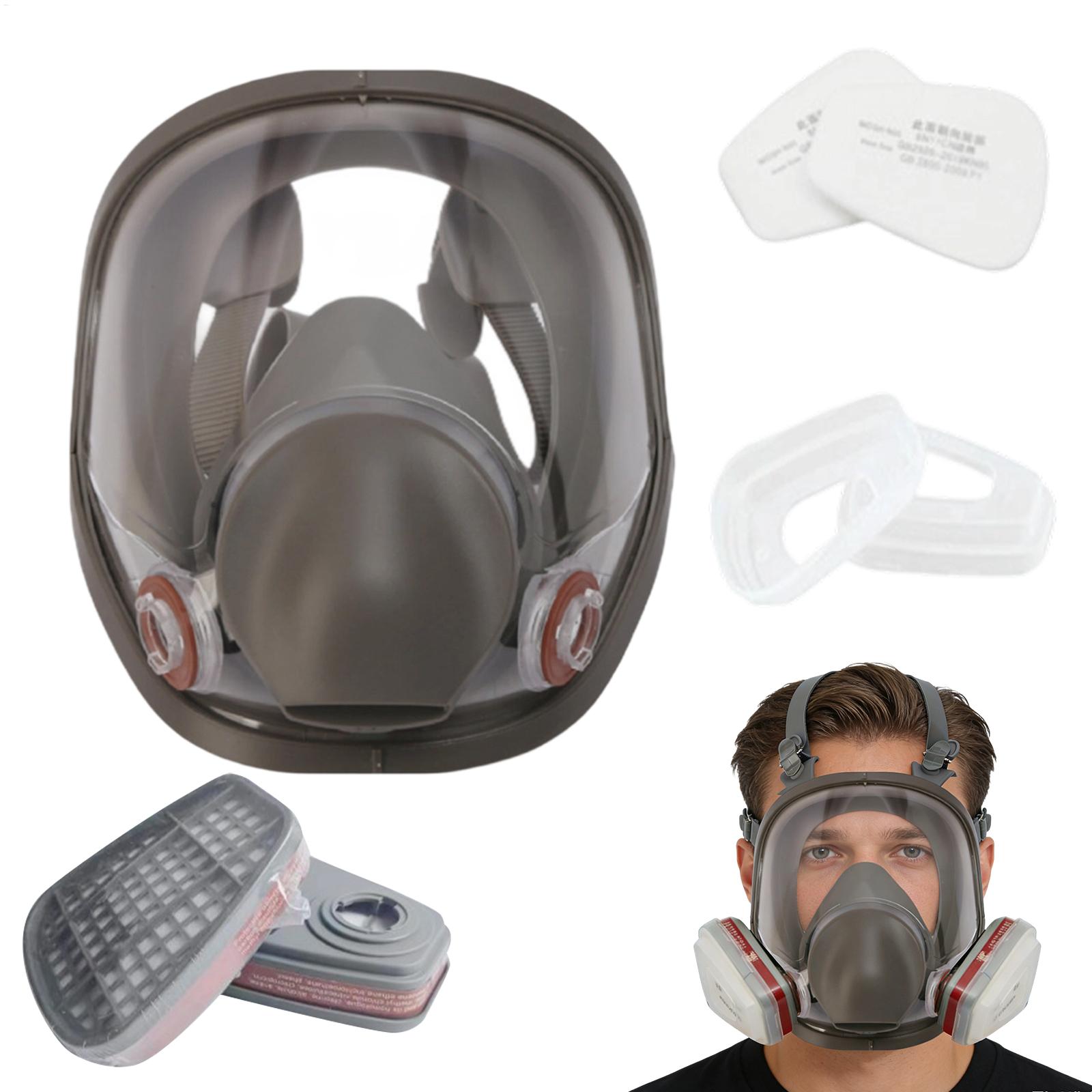 Woodworking Face Shield - Filtreli Toz Geçirmez Solunum Maskesi, Sprey