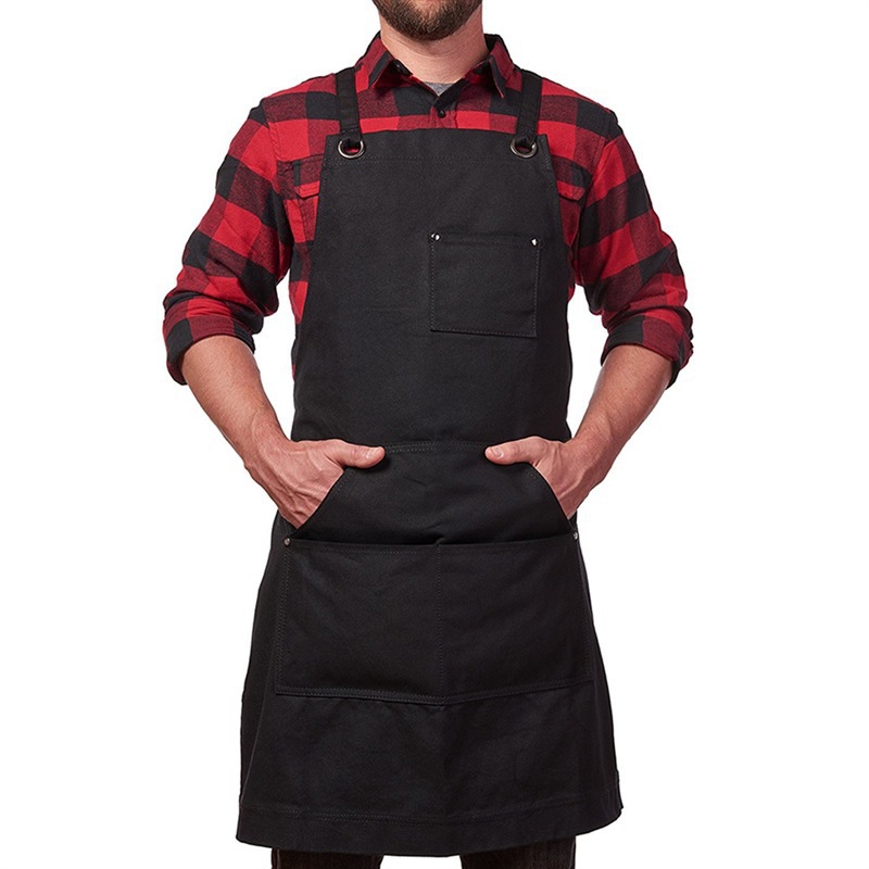 Woodworking Apron - Ayarlanabilir Cepli Ağır Hizmet Tipi Kanvas