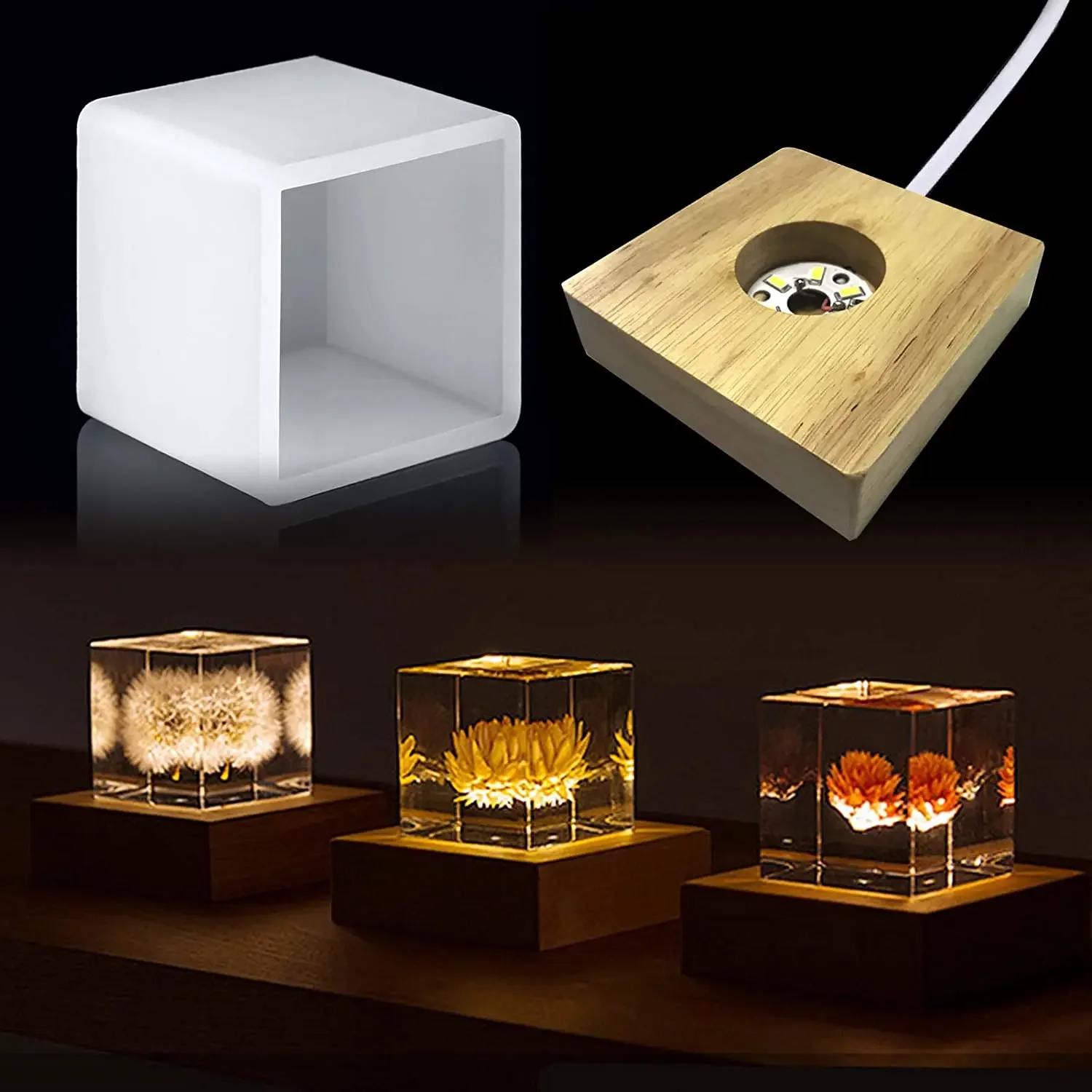 Woodworking Resin - Kare Işık Reçine Kalıp, Reçine için