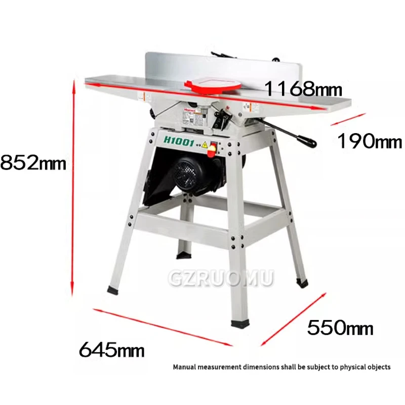 Woodworking Thicknesser - 6 İnç Masaüstü Ahşap İşleme Tezgahı