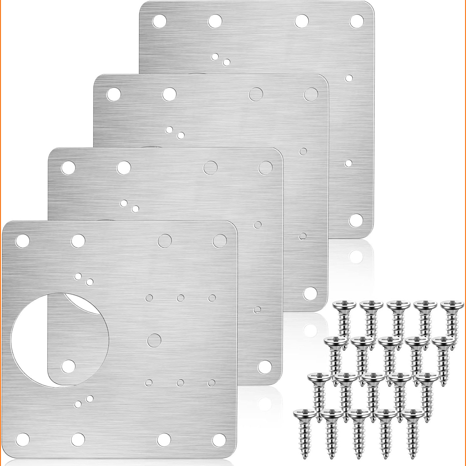 Cabinet Scraper Set - Dolap menteşe tamir plakası seti mutfak