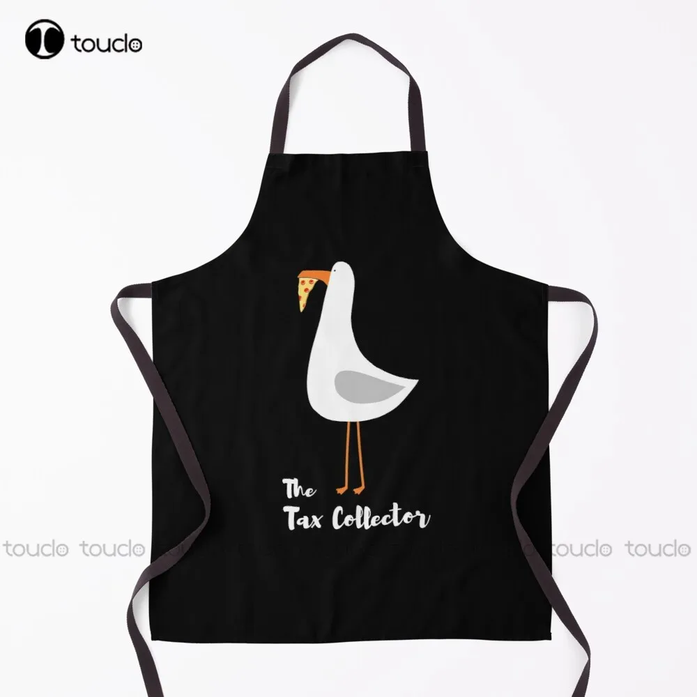 Woodworking Apron - Yeni Martı Komik Vergi Toplayıcı Pizza
