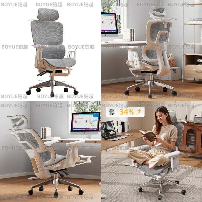 Woodworking Desk Chair - Ergonomik Ofis Koltuğu Yüksek Sırt Fileli