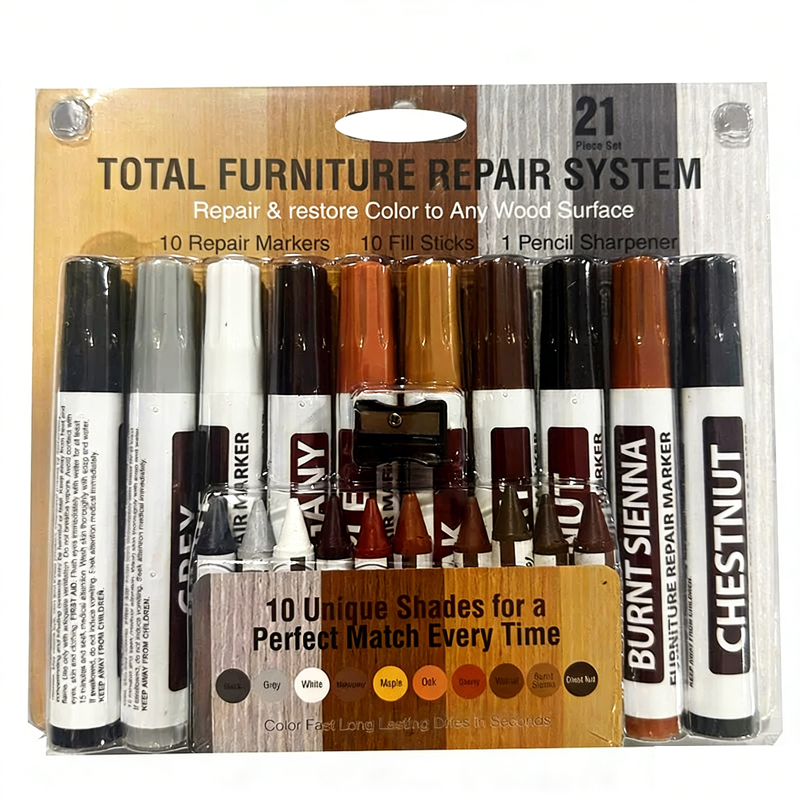 Cabinet Scraper Set - 6-12 adet mobilya tamir kalemi işaretleyiciler