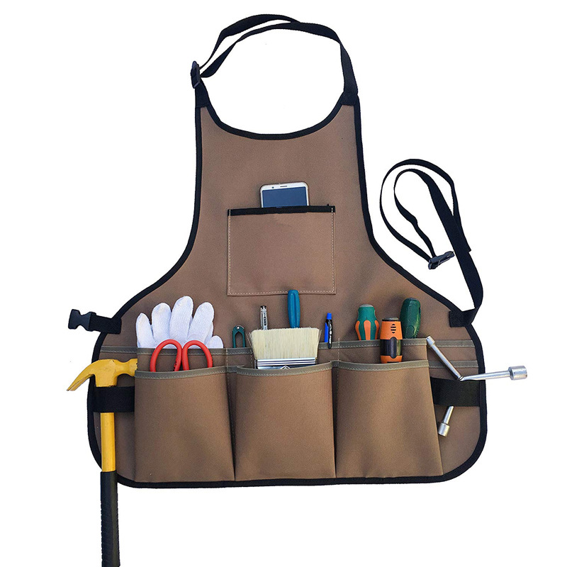 Woodworking Apron - Oxford Kemerli Bahçe Alet Önlüğü Çok