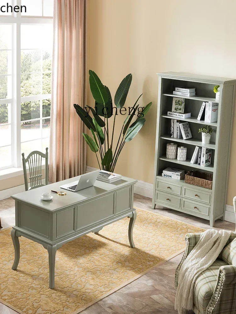 Woodworking Desk Chair - Amerikan kır evi tarzı çalışma masası,