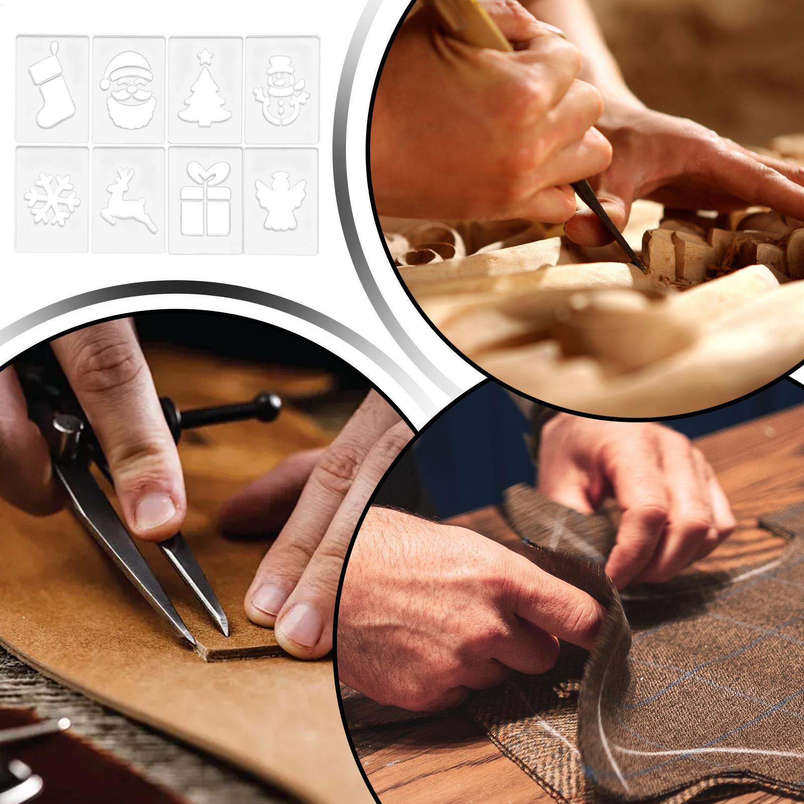 Woodworking Man - Noel Şablonu Taşınabilir Ahşap İşleme Şablonları