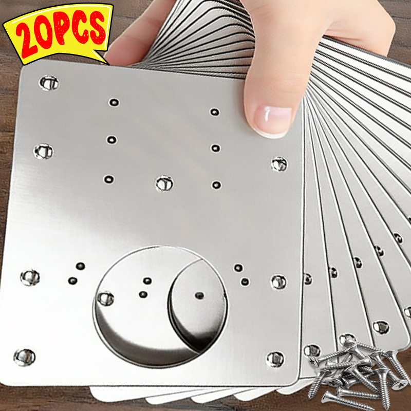 Cabinet Scraper Set - Kare Dolap Menteşe Tamir Plakası Seti
