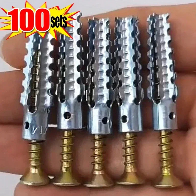 Woodworking Youtube Free - 100 takım M6 Metal Tırtıklı Genişleme