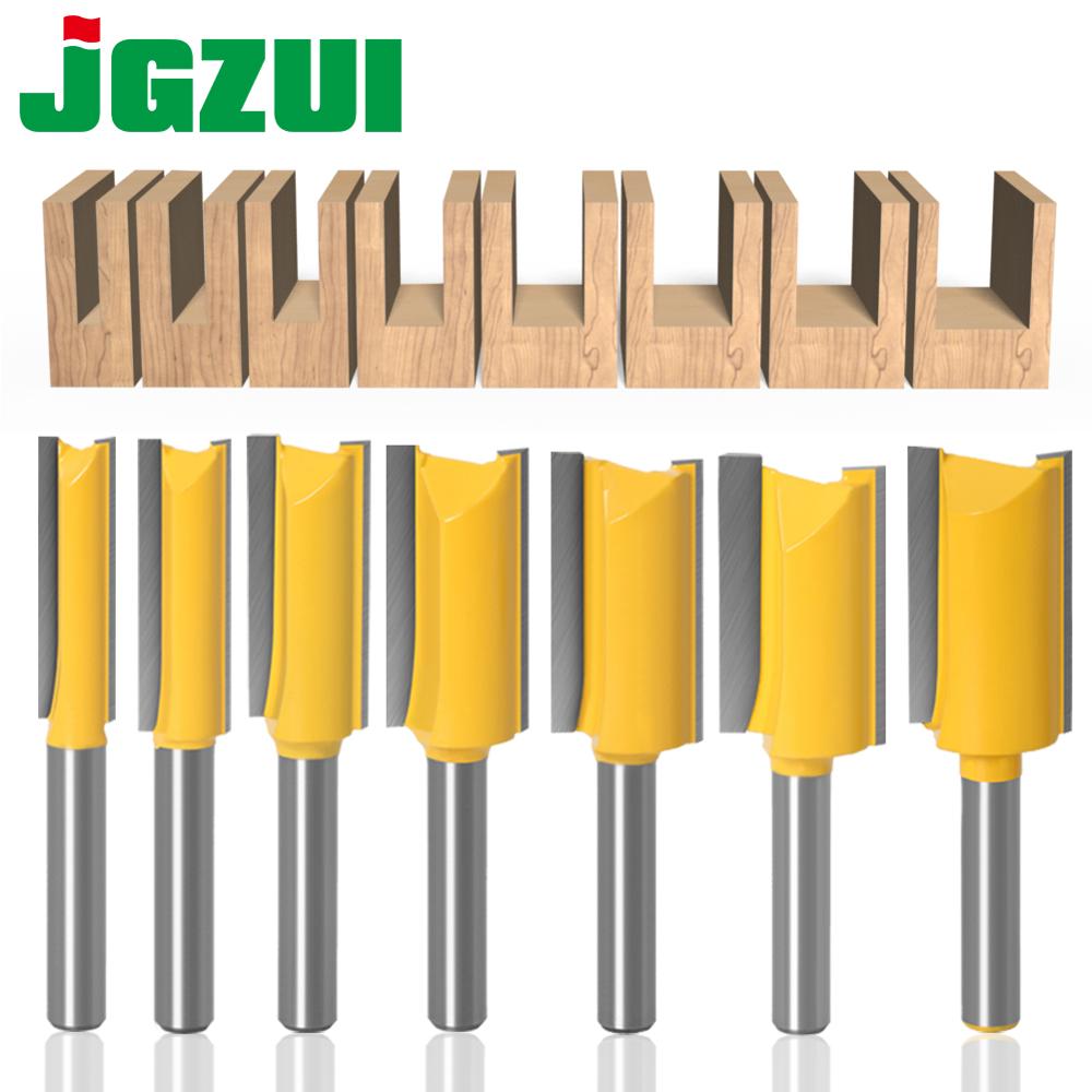 Woodworking Nc - JGZUI 1 adet 1/4 Shank Düz