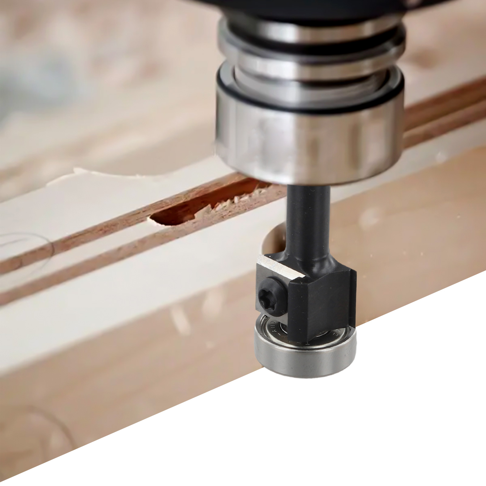 Woodworking Kickback - Katı Sertleştirilmiş Çelik Freze Ucu Karbür