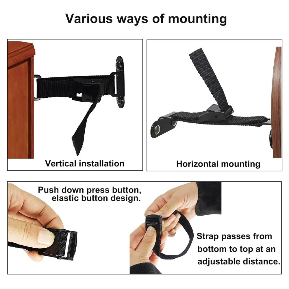 Cabinet Scraper Set - Kolay Kurulumlu Depreme Dayanıklı Mobilya Ankrajları