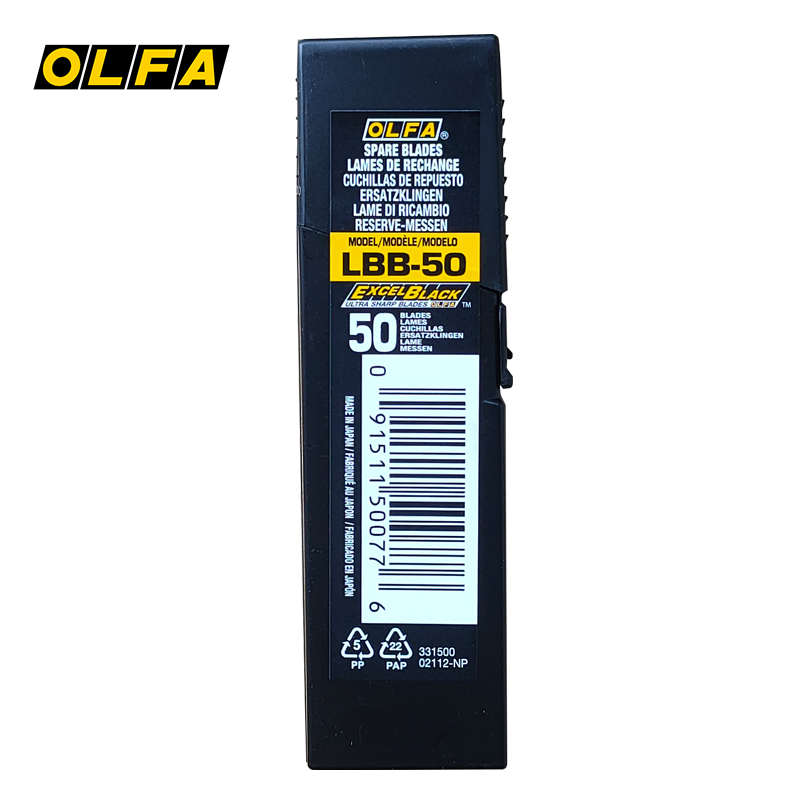 Woodworking Nl - OLFA bıçak siyah tip 18mm LBB-10