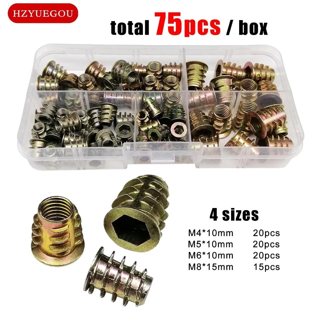 Cabinet Scraper Set - 165/75/55 adet Dişli Geçmeli Somun E-somun