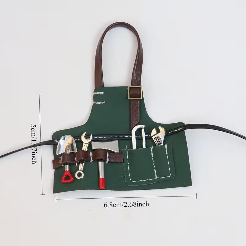 Woodworking Apron - Yaratıcı Kişilik Aletleri Ayarlanabilir Uzunlukta Önlük