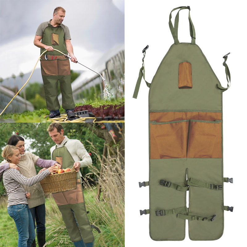 Woodworking Apron - Bahçe Önlüğü Aşınmaya Dayanıklı Kanvas Malzemeden