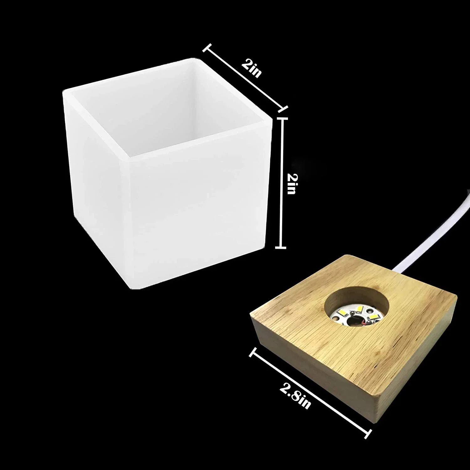 Kare Işık Reçine Kalıp, Reçine - Woodworking Resin incelemesi ve fiyatı
