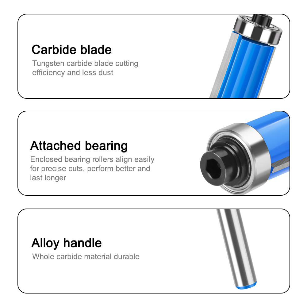 1-4 adet Set 8mm sap Kırpma Ke - Woodworking Nc incelemesi ve fiyatı