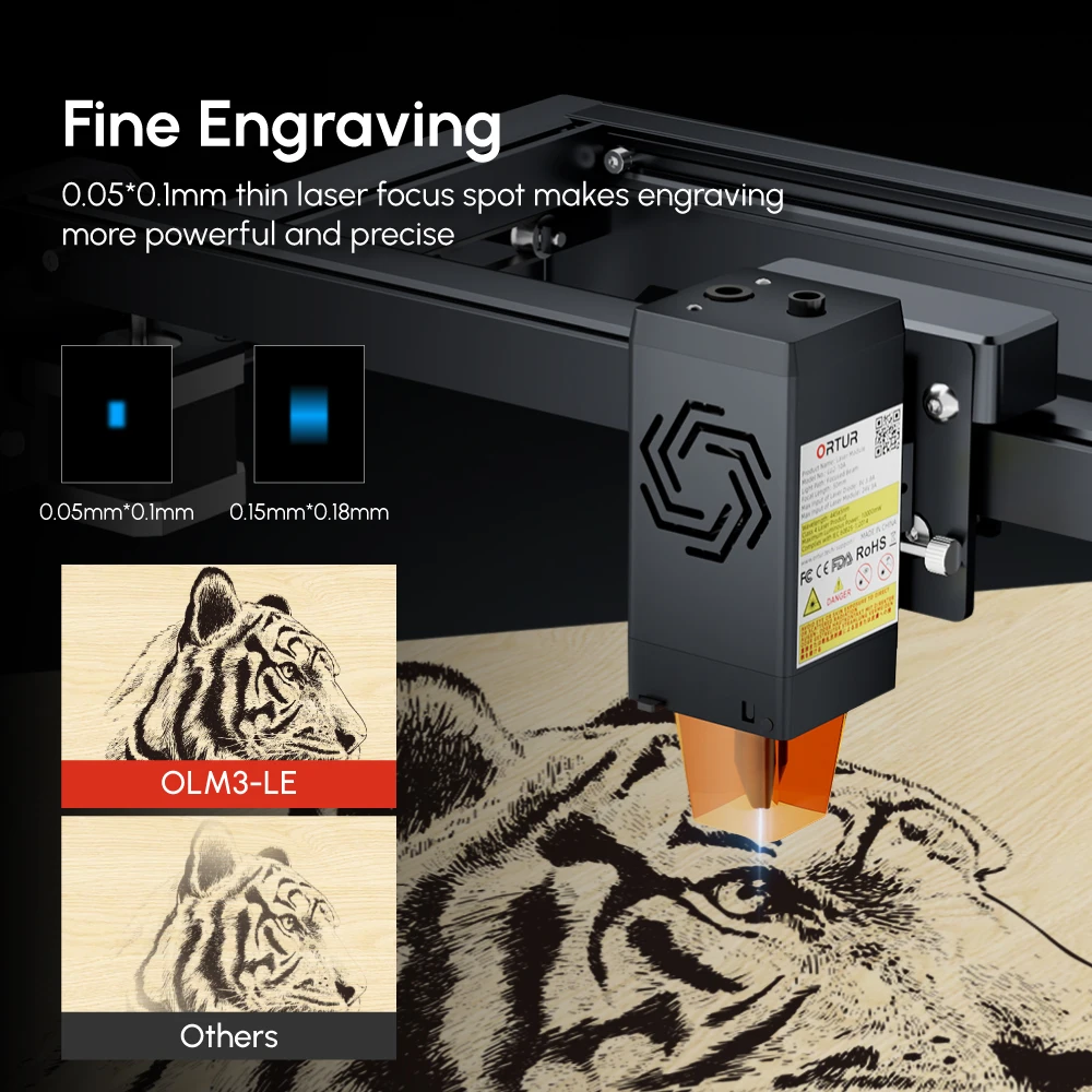 ORTUR OLM3 LE 10w lazer gravür - Woodworking App incelemesi ve fiyatı