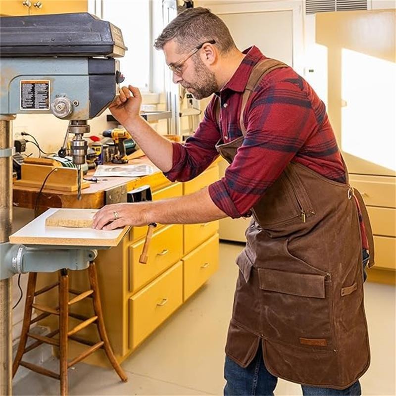 Ağır Kalınlaştırılmış Kanvas Ö - Woodworking Apron incelemesi ve fiyatı