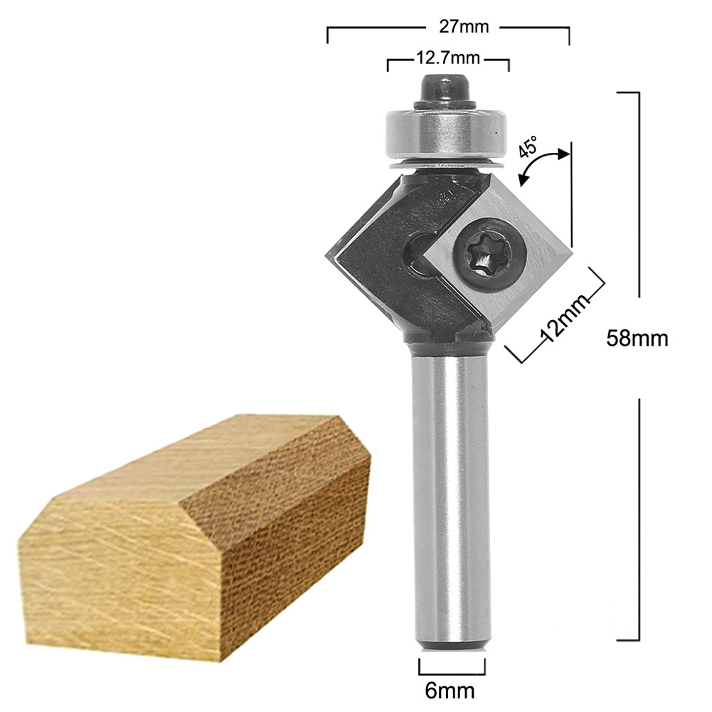 Freze Kesici Router Ucu Kırpma - Woodworking Kickback incelemesi ve fiyatı