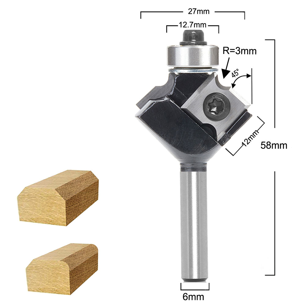 Freze Kesici Router Ucu Kırpma - Woodworking Kickback incelemesi ve fiyatı