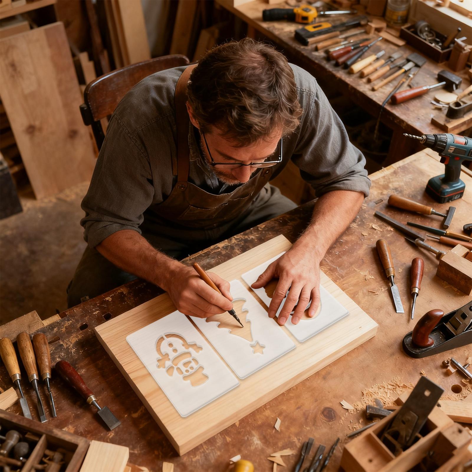 Noel Şablonu Taşınabilir Ahşap - Woodworking Man incelemesi ve fiyatı