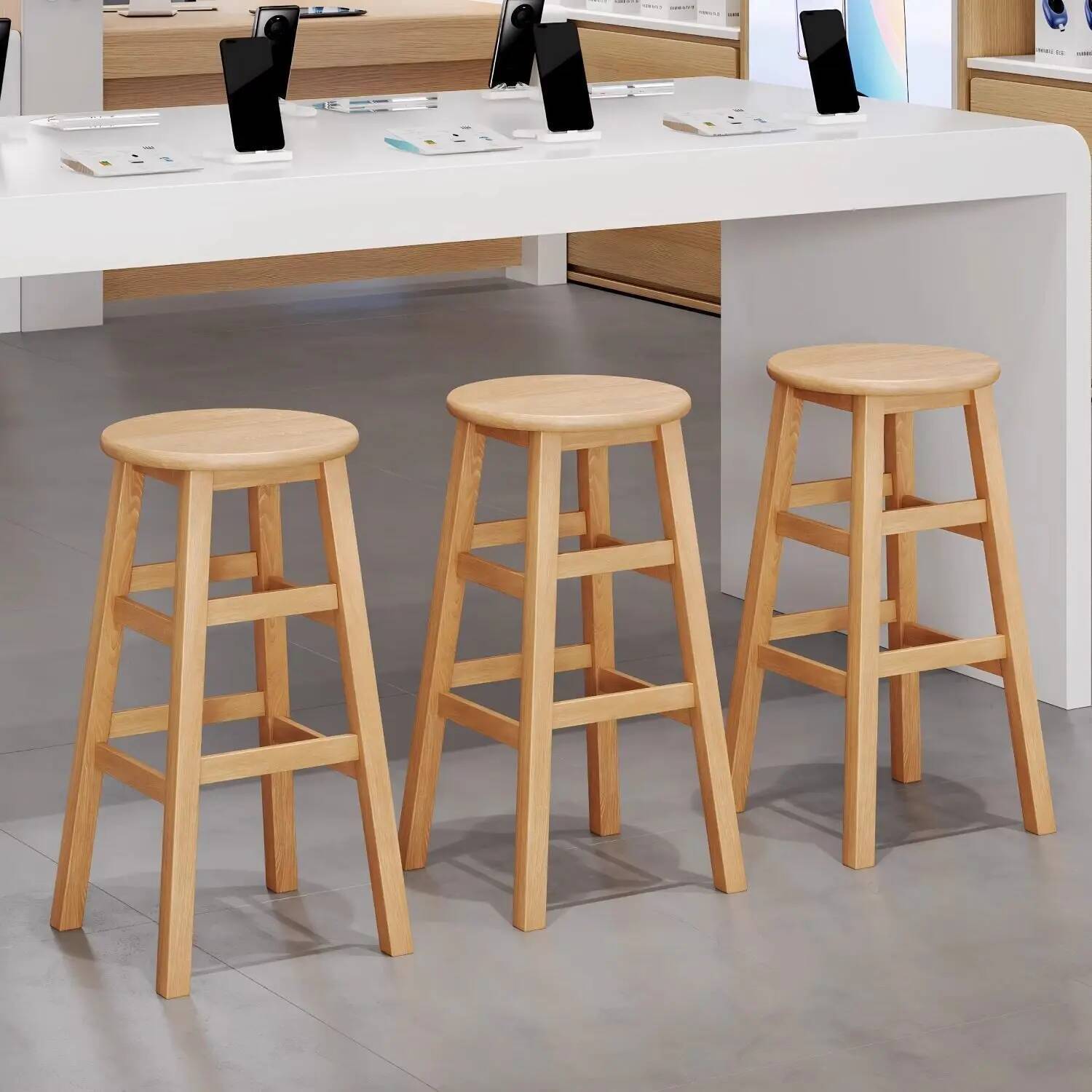 Basit Bar Taburesi Masif Ahşap - Woodworking Desk Chair incelemesi ve fiyatı