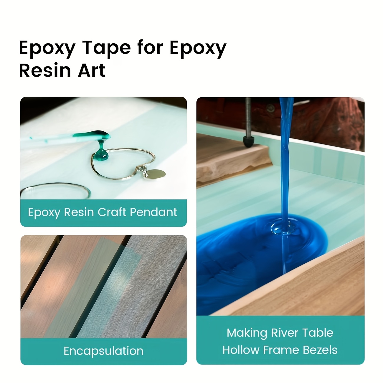 YITAPE Yeşil Epoksi Reçine Ban - Woodworking Resin incelemesi ve fiyatı